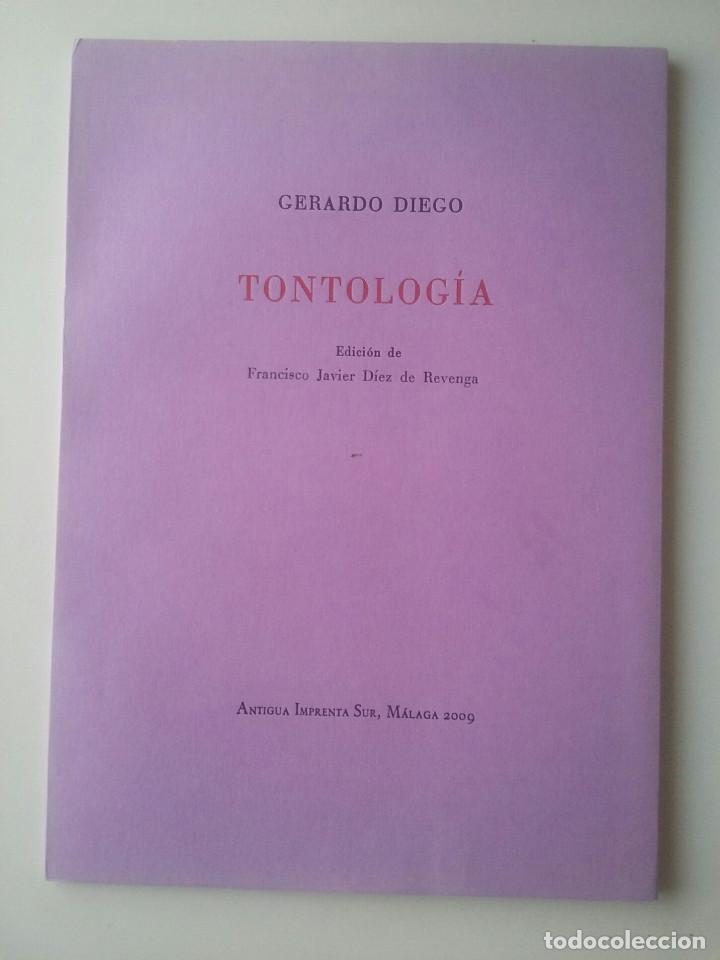 Libros de segunda mano: TONTOLOG&Iacute;A - GERARDO DIEGO - Foto 1