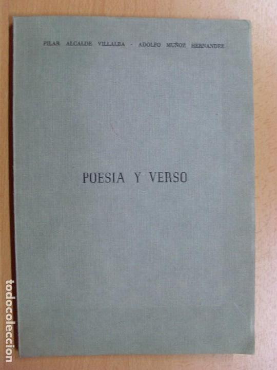 Second hand books: POES&Iacute;A Y VERSO / Pilar Alcalde Villalba -Adolfo Mu&ntilde;oz Hernandez / 1970