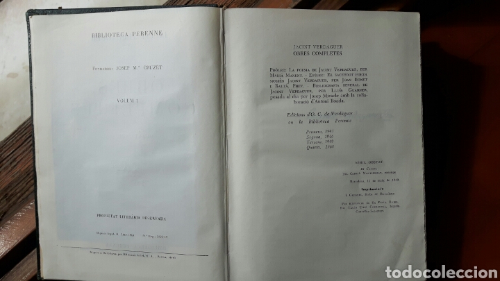 Libros de segunda mano: Jacint Verdaguer - OBRES COMPLETES - Foto 3
