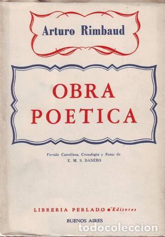Libros de segunda mano: RIMBAUD, Arturo: &nbsp;OBRA POETICA. 1959