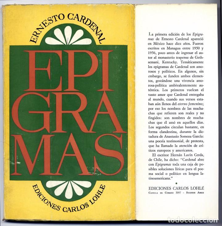 Libros de segunda mano: CARDENAL, Ernesto.  Epigramas.  1972. - Foto 1