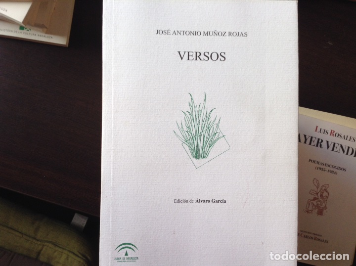 Libros de segunda mano: Verso. J. Antonio Mu&ntilde;oz Rojas - Foto 1