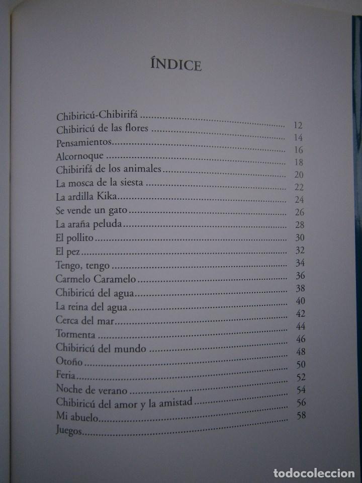 Libros de segunda mano: CHIBIRICU CHIBIRIFA Inmaculada Diaz 2001 EC - Foto 14