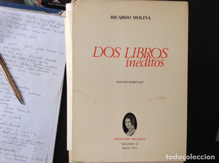 Libros de segunda mano: Dos libros in&eacute;ditos. Ricardo Molina - Foto 1