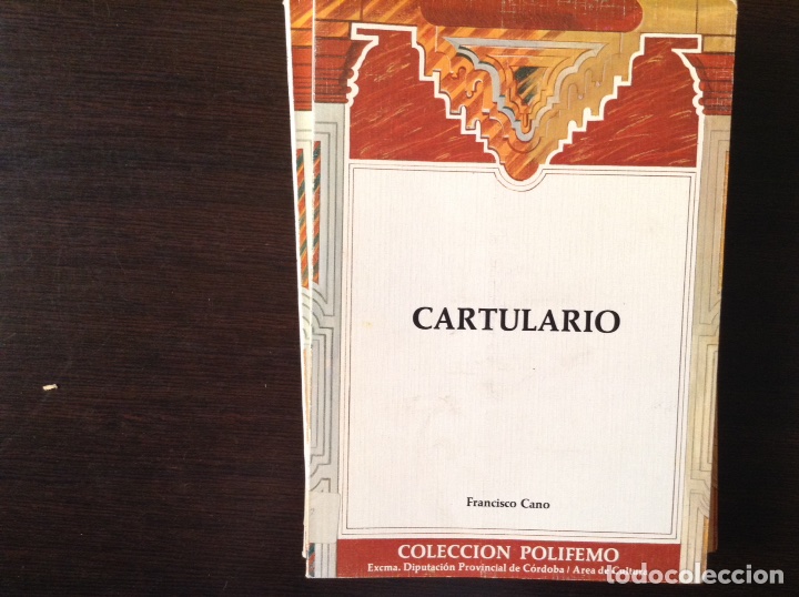 Libros de segunda mano: Cartulario. Antonio Cano - Foto 1