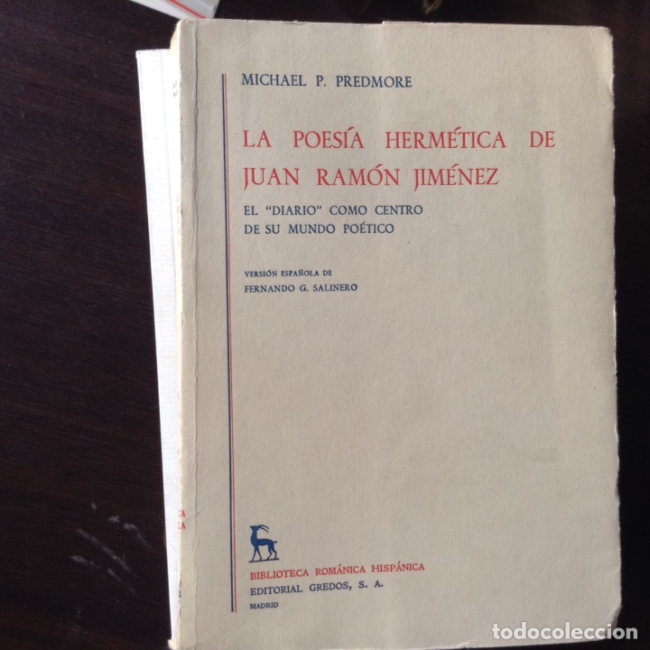 Libros de segunda mano: La poes&iacute;a herm&eacute;tica de Juan Ram&oacute;n Jim&eacute;nez. Michael Prodmore