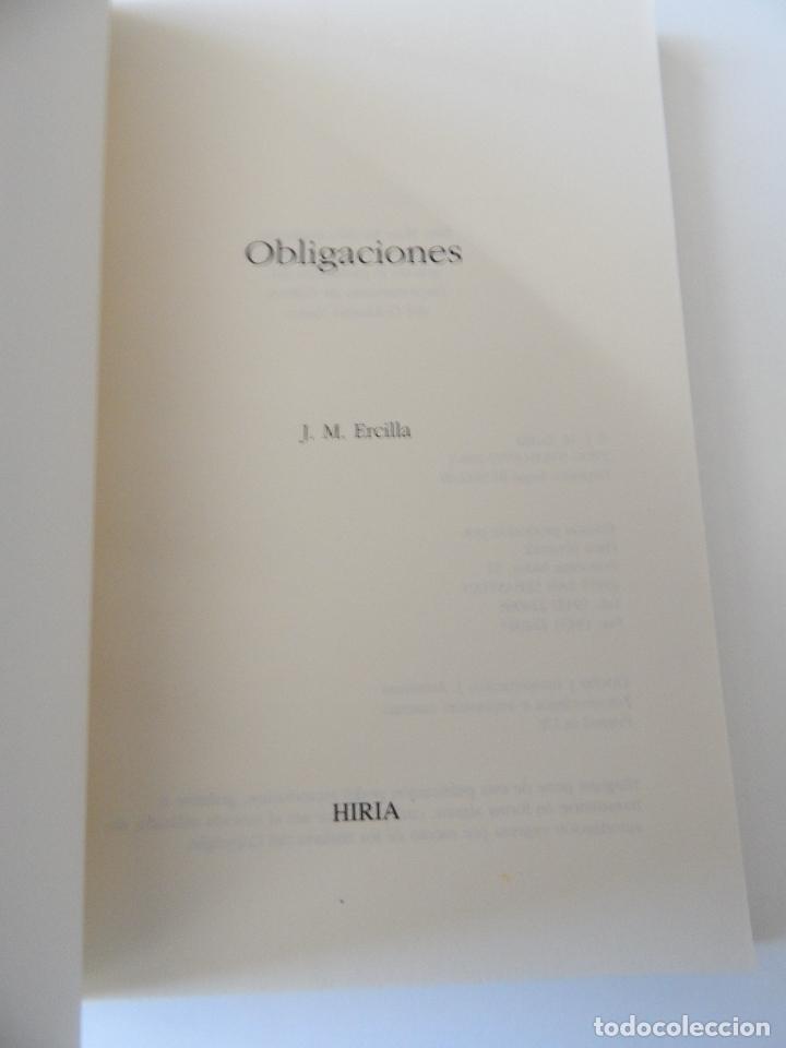 Libros de segunda mano: Obligaciones - J. M. Ercilla - Foto 4