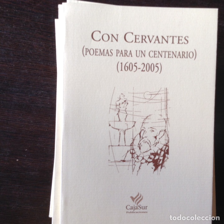 Libros de segunda mano: Con Cervantes - Foto 1