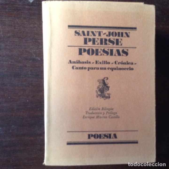 Libros de segunda mano: Saint John Perse. Poes&iacute;as - Foto 1