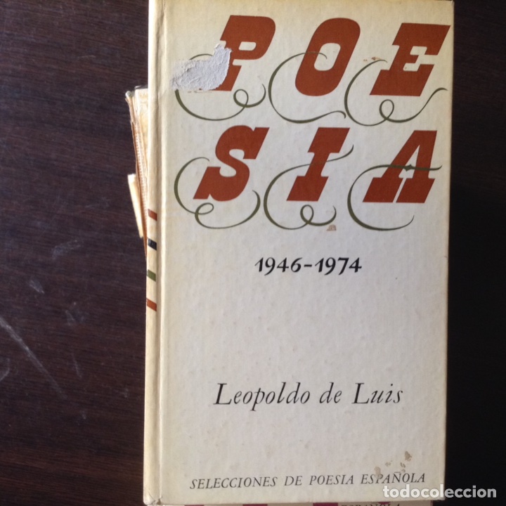 Libros de segunda mano: Leopoldo de Luis. - Foto 1