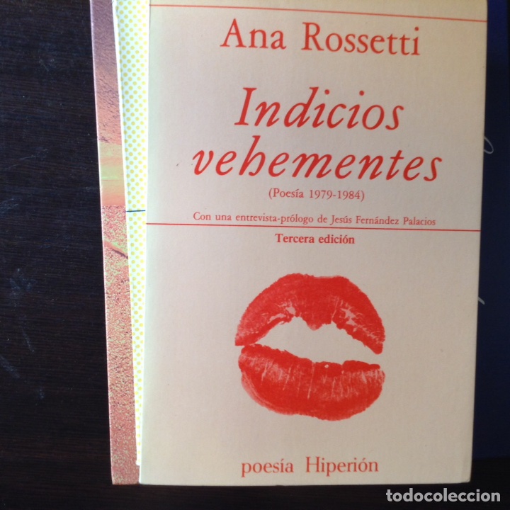Libros de segunda mano: Indicios vehementes. Ana Rossetti - Foto 1