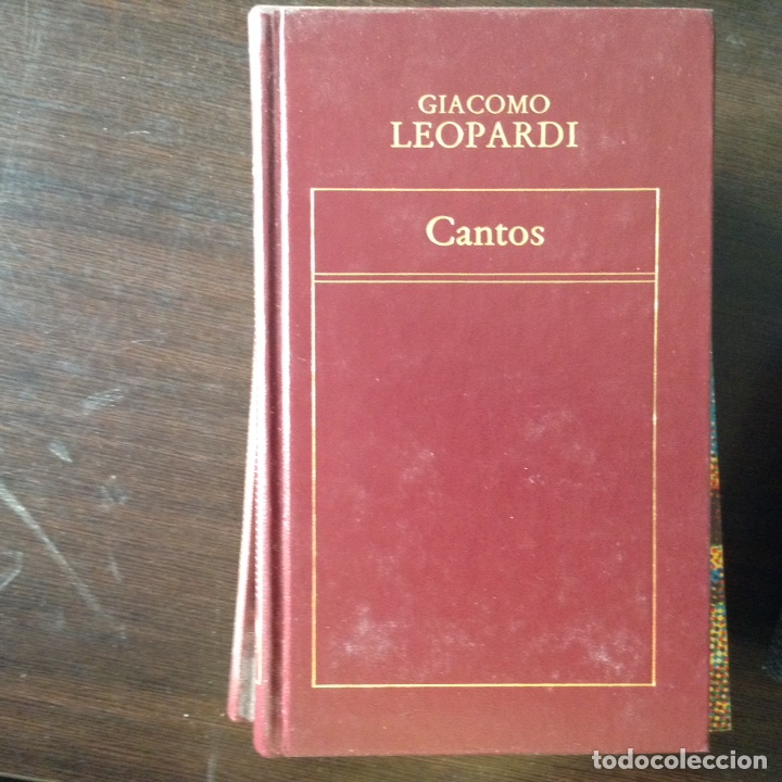 Libros de segunda mano: Cantos. Giacomo Leopardi - Foto 1