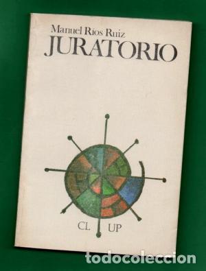 Libros de segunda mano: Juratorio. Manuel R&iacute;os Ruiz - Foto 1