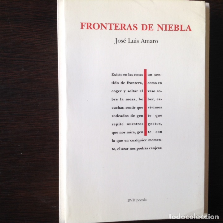 Libros de segunda mano: Fronteras de niebla. Jos&eacute; Luis Amaro - Foto 1