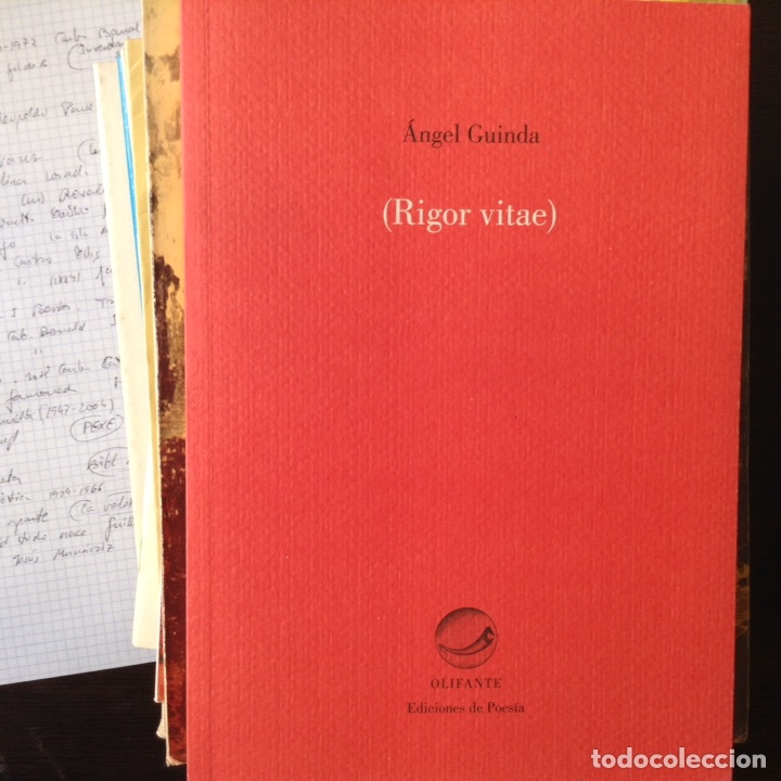 Libros de segunda mano: Rigor vitae. &Aacute;ngel Guinda - Foto 1