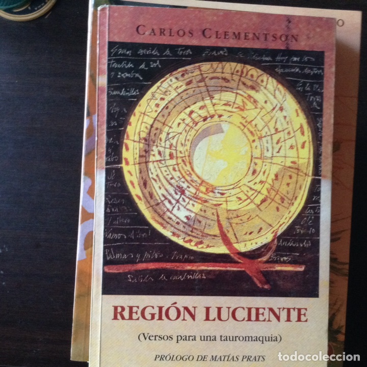 Libros de segunda mano: Regi&oacute;n luciente. Carlos Clementson. Dedicado - Foto 1