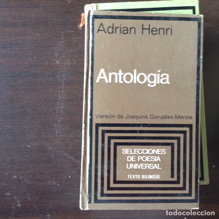 Libros de segunda mano: Adri&aacute;n Henri. Antolog&iacute;a. Biling&uuml;e - Foto 1