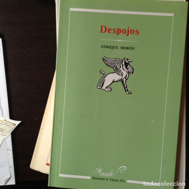 Libros de segunda mano: Despojos. Enrique Mor&oacute;n - Foto 1