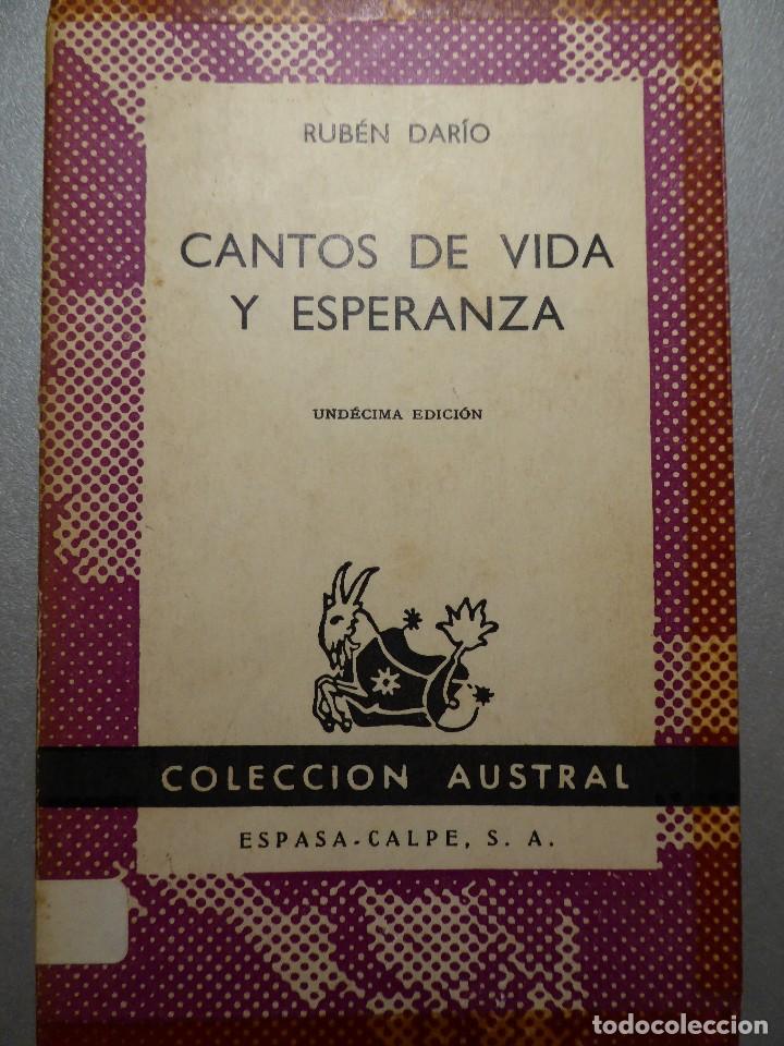 Libros de segunda mano: CANTOS DE VIDA Y ESPERANZA - RUB&Eacute;N DAR&Iacute;O - Foto 1