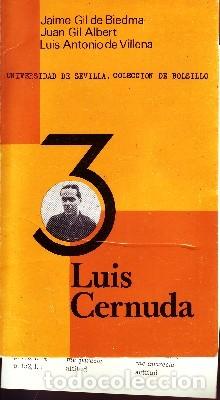 Libros de segunda mano: 3 LUIS CERNUDA. ANS-624 - Foto 1