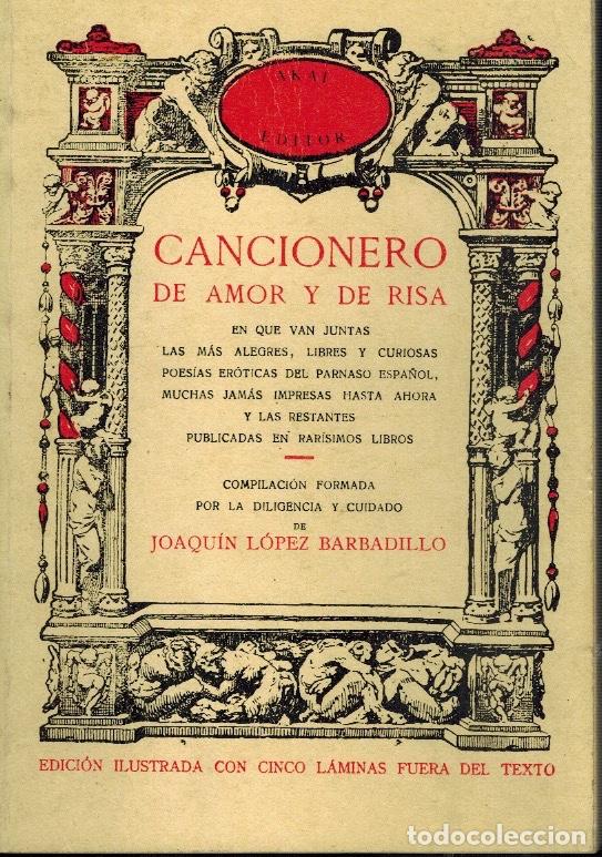 Libros de segunda mano: CANCIONERO DE AMOR Y DE RISA - Foto 1