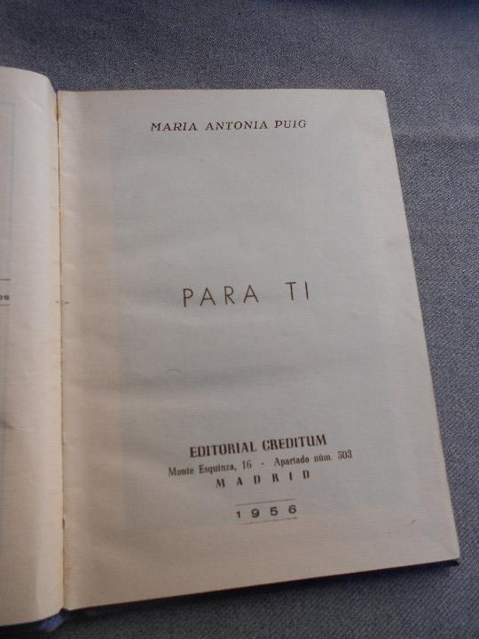 Libros de segunda mano: PARA TI - Foto 2