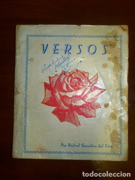 Libros de segunda mano: GONZ&Aacute;LEZ DEL TORO, Rafael. Versos - Foto 1
