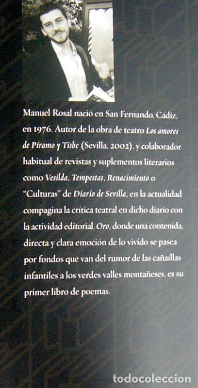 Libros de segunda mano: ORO - MANUEL ROSAL - Foto 3