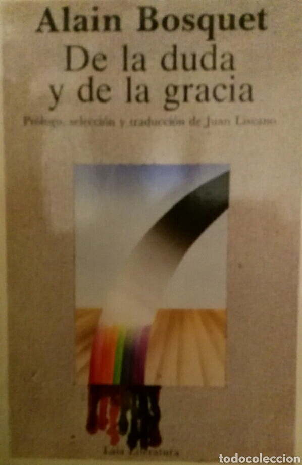 Second hand books: Alain Bosquet. De la duda y de la gracia.