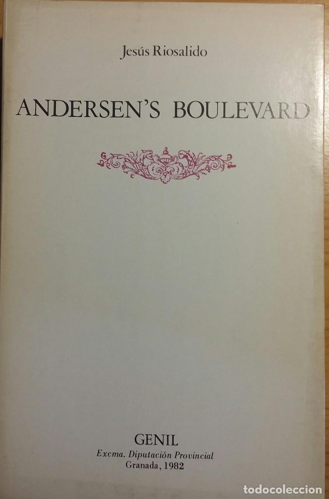 Libros de segunda mano: Andersens boulevard. Jes&uacute;s Riosalido - Foto 1