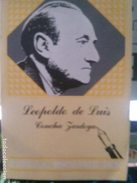 Libros de segunda mano: LEOPOLDO DE LUIS. CONCHA ZARAGOZA - Foto 1
