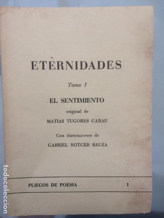 Libros de segunda mano: EL SENTIMIENTO, MATIAS TUGORES GARAU