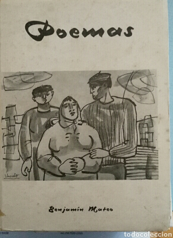 Libros de segunda mano: Poemas. Benjam&iacute;n Mateo. - Foto 1