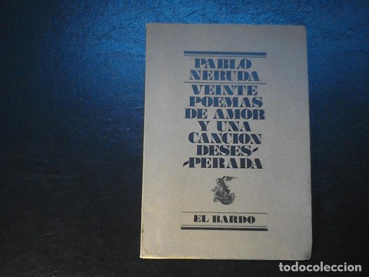 Libros de segunda mano: Veinte poemas de amor y...Neruda - Foto 1