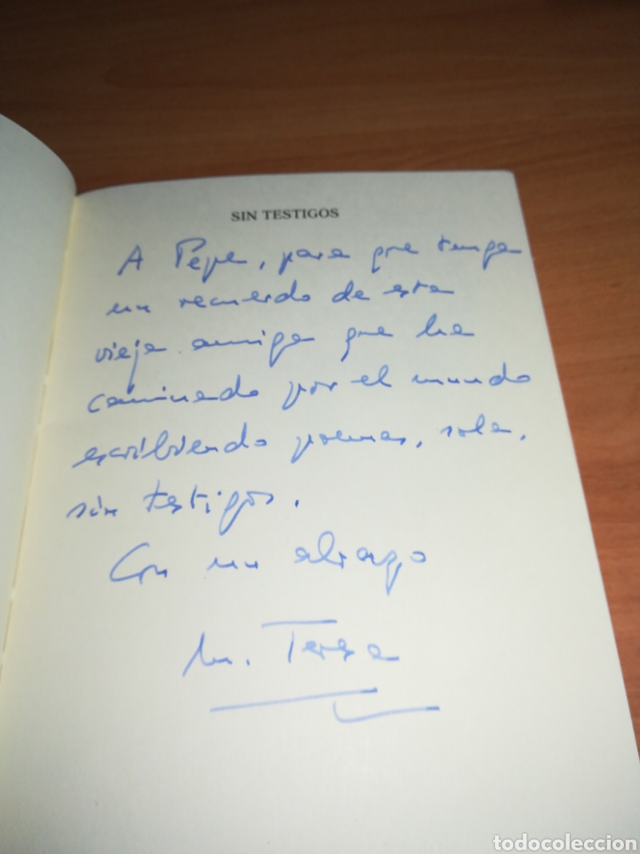 Libros de segunda mano: Sin testigos - M. Teresa Cervantes - Foto 5