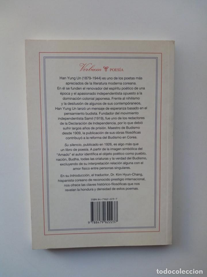 Libros de segunda mano: SU SILENCIO - YUNG UN HAN - Foto 3