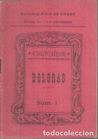 Libros de segunda mano: DOLORAS. - CAMPOAMOR. - Foto 1