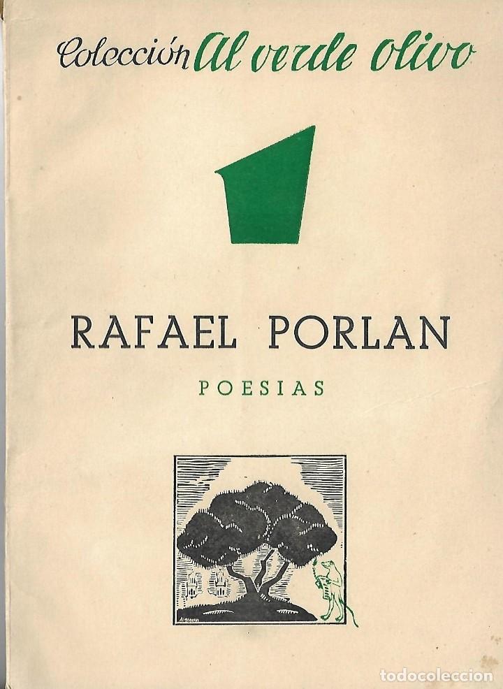 Libros de segunda mano: Rafael Porlan Poesias