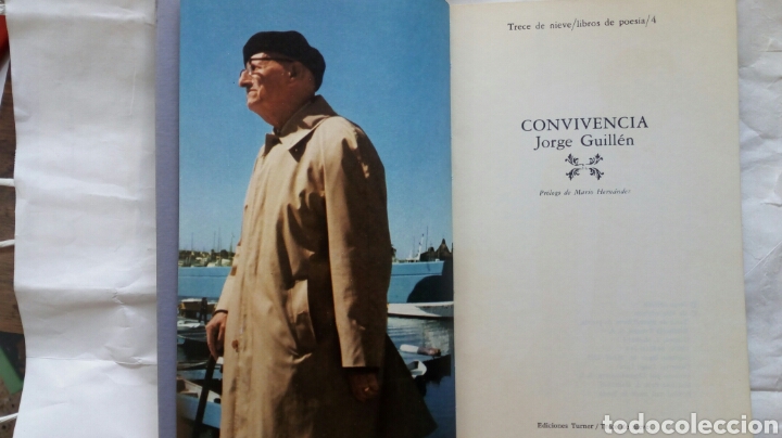 Libros de segunda mano: Convivencia. Jorge Guill&eacute;n. - Foto 3
