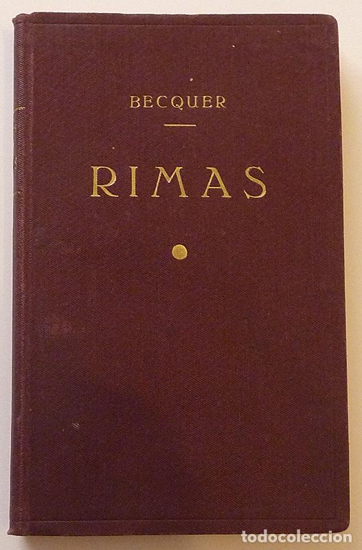 Libros de segunda mano: RIMAS - GUSTAVO ADOLFO BECQUER - EDICIONES NUESTRA RAZA - 1940 - Foto 1