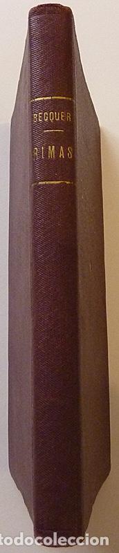 Libros de segunda mano: RIMAS - GUSTAVO ADOLFO BECQUER - EDICIONES NUESTRA RAZA - 1940 - Foto 2