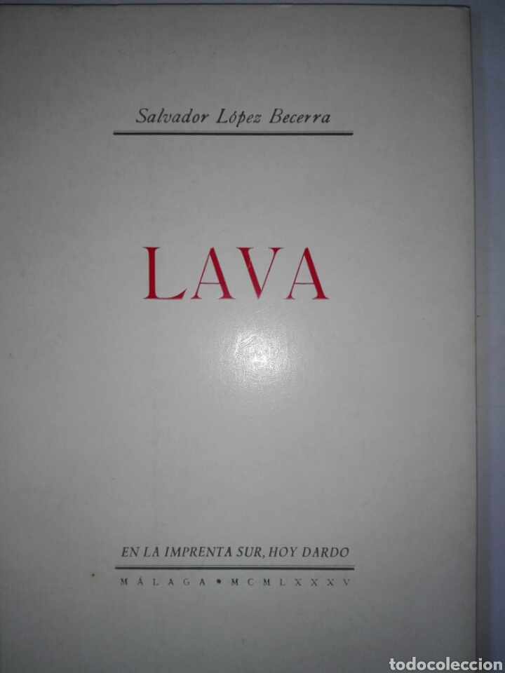 Libros de segunda mano: Lava. - Foto 1