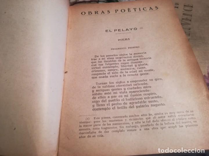 Libros de segunda mano: Obras po&eacute;ticas - Espronceda - Foto 5