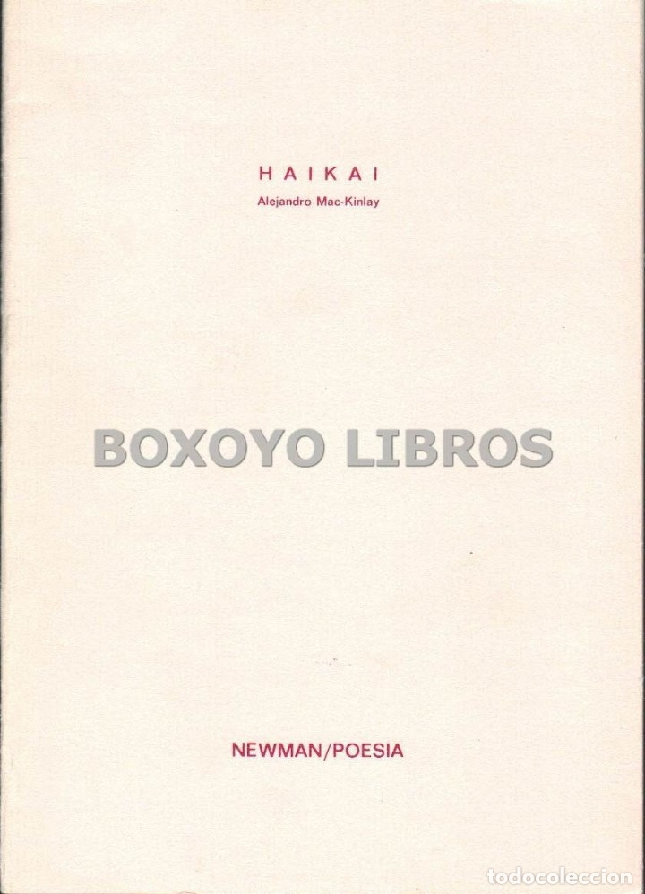 Libros de segunda mano: MAC-KINLAY. Haikai - Foto 1
