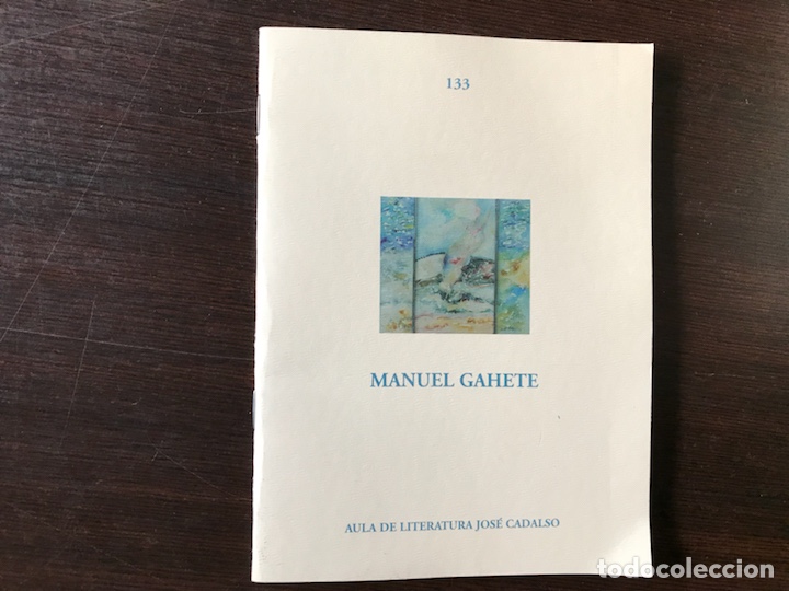 Libros de segunda mano: Manuel Gahete. 133 - Foto 1