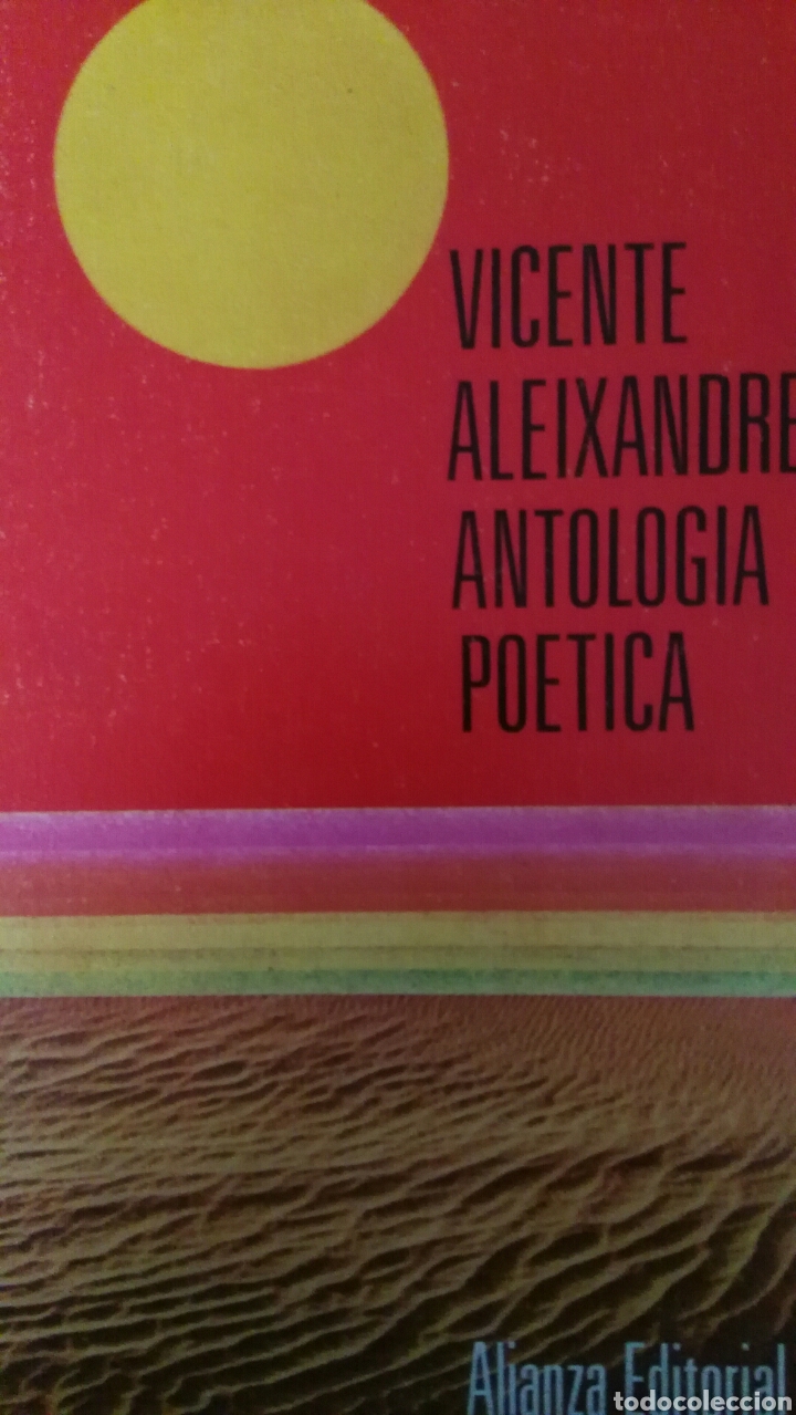 Libros de segunda mano: Vicente Aleixandre. Antolog&iacute;a po&eacute;tica.
