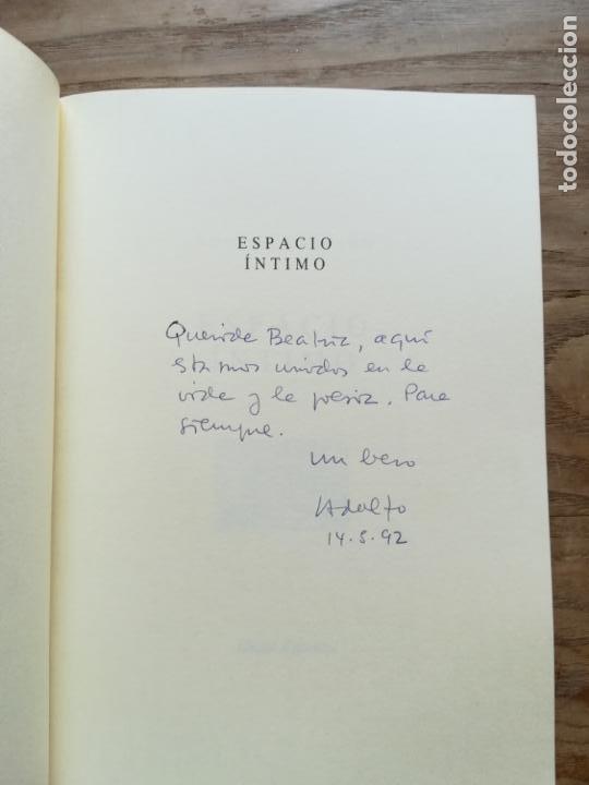 Libros de segunda mano: Espacio &iacute;ntimo - CASTA&Ntilde;O, Adolfo. Dedicado - Foto 2