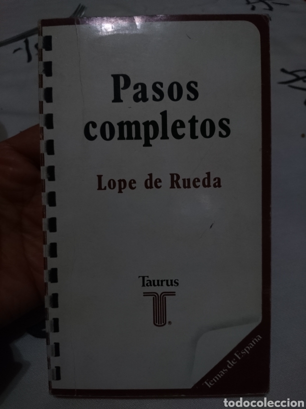 Libros de segunda mano: Pasos completos Lope de Rueda - Foto 1