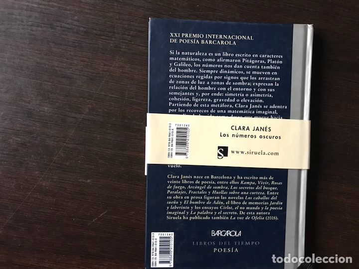 Libros de segunda mano: Los n&uacute;meros oscuros. Clara Jan&eacute;s - Foto 2
