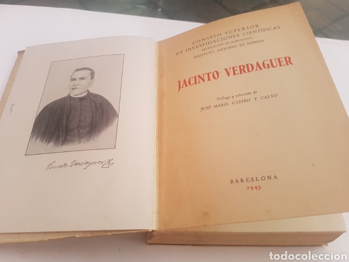 Libros de segunda mano: Jacinto Verdaguer 1945 - Foto 2